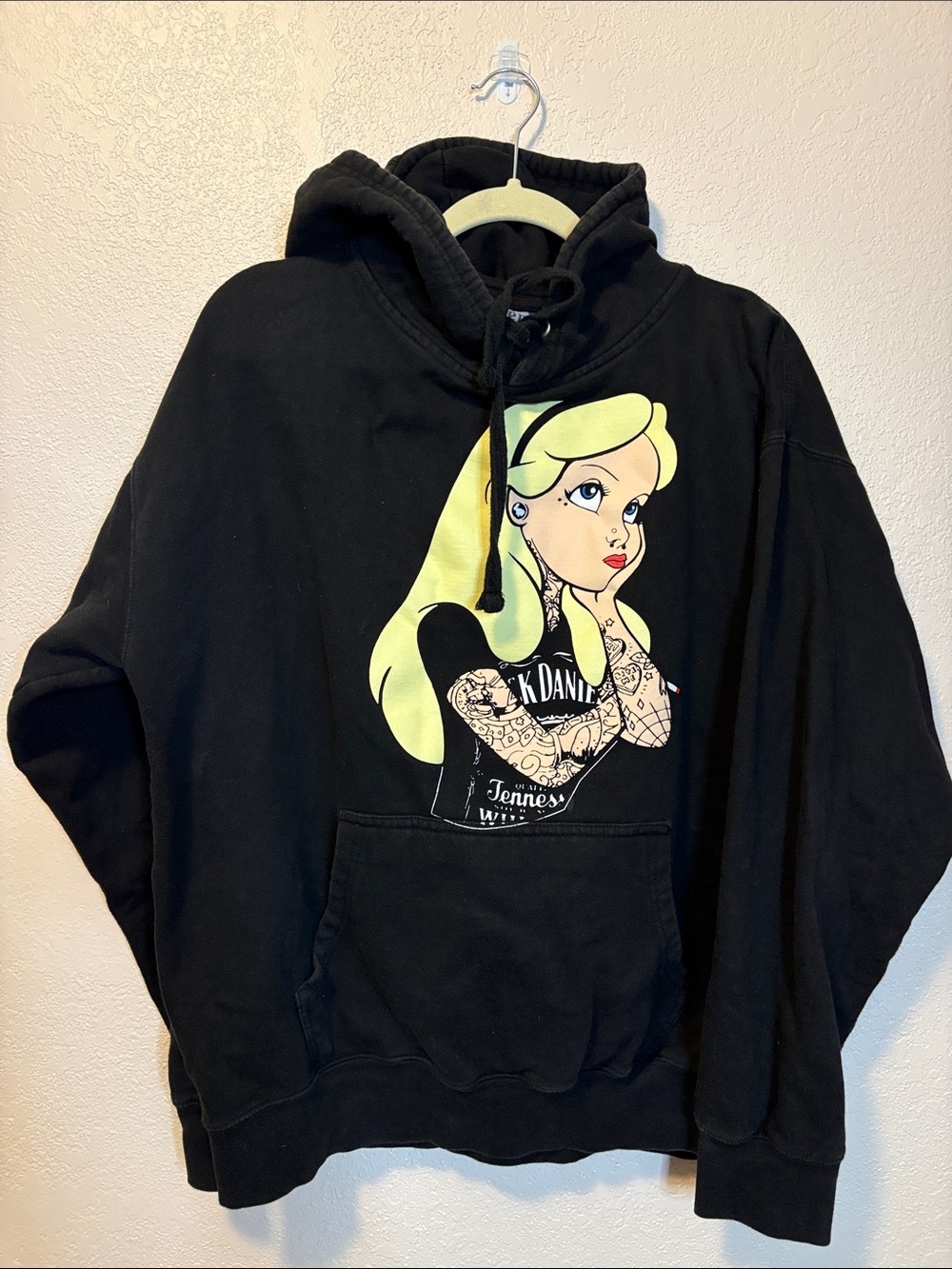 Ten Activewear Jack Daniels Princess hoodie sweatshirt XL